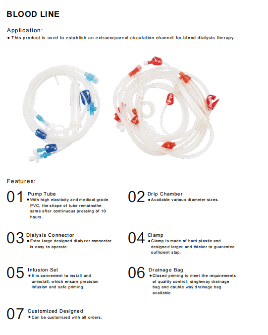 Hemodialysis blood tube (1)